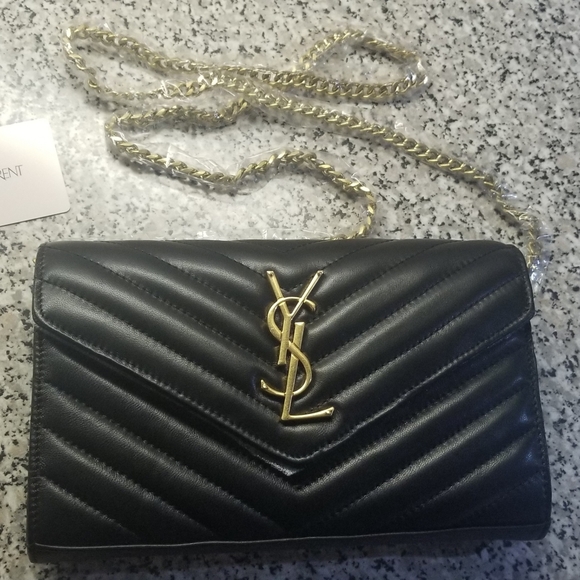 YSL Monogram Leather Purse - Picture 3 of 9
